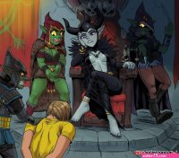 Porn comic Goblin Queen Sex comic young guy entered