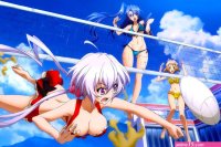 Senki Zesshou Symphogear Hot Anime Girls Volleyball Poster
