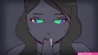 Femdom becomes a submissive slut to cock dom-swap hypnosis animated