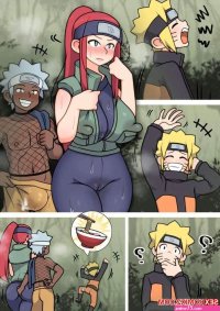 Porn comic Kushina Training Session Sex comic Naruto was distracted