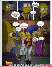 Porn comic Simpsons Comics. Navidad 4. IToonEAXXX. Sex comic MILF Marge loves