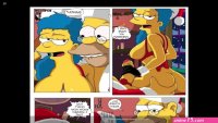 Los Simpsons Especial De Navidad Sitcom Comic Porno Dibujos Animados Parodia Porno