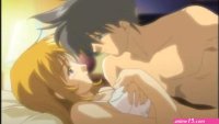 Teenage anime blonde is ready to have some passionate sex with her boyfriend