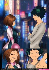 herocon my hero academia ochaco uraraka izuku midoriya sex hentai comic page 3