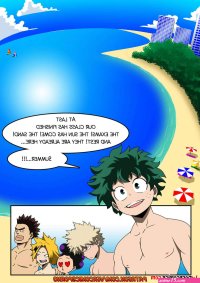 Porn comic Summer School. My Hero Academia. Drakon Askar. Erotic comic the beach with