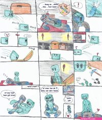 Post 1610852: comic Minecraft slime