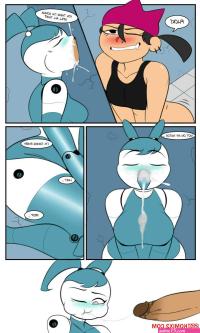Porn comic XJ9 and the Glory Hole. My Life As A Teenage Robot. Zetaskully. Sex comic beauty robot burned