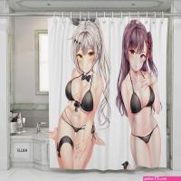 : Anime Nude Woman Sexy Artistic Charming Breasts Shower Curtain Attractive Breasts Girl Anime Sexy Naked Nude Woman Bath Curtains for Bathroom Polyester Waterproof Fabric 60x71 Set with 10 Hooks : Home