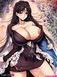 Porn image of nude maid huge boobs cumshot big tits anime 18 created by AI