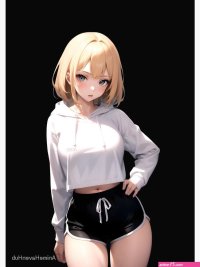 Blonde Temptress: Waifu Material Kawaii Naked Manga Otaku Senpai Nude Anime Girls Big Boobs for True Funs! Spiral Notebook for Sale by AnimeHavenHub