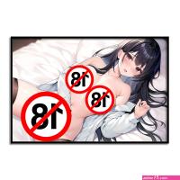 Anime Girl Big Boobs Naked Women Picture Home Decor Wall Art Posters Canvas Printings Painting Boys Room Decoration
