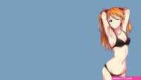 anime anime girls simple background