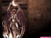 Demona fantasy supernatural drawing of a woman with wings erotic hentai anime style wallpaper 1600x1200 nude models and pornstars wallpapers