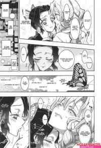 Porn comic Mushi x Koi LOVERS. Demon Slayer Erotic comic her blonde friend.