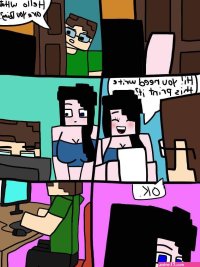 LewdJCToons on X: Part 1 of Minecraft porn comic Made by my friend ganzauiro I am still wanting for my pc to be built so that I make an animated version