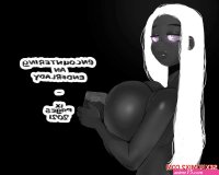 Porn comic Encountering an Enderlady. Chapter 1. Minecraft. Roumgu. Sex comic busty brunette was