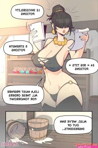 Porn comic Lolas mom. Lewdua Sex comic brunette MILF heard