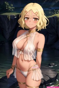 Sakura in Greek dress