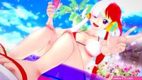 Uta Gets Fucked by Luffy during Summer until Creampie