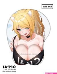Anime Girl Big Boob Mouse Pad