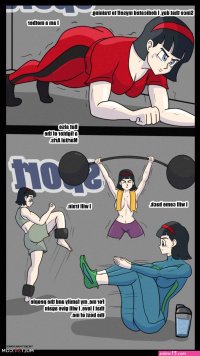 Videl Training porn comic