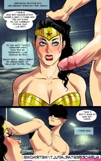 Wonder Woman Blackmailed comic porn