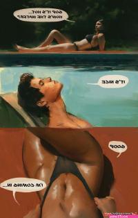 Porn comic LostPhynotype 5. Hot Summer Day With Mom Sex comic guy was relaxing