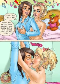 Porn comics Seduced Amanda. Seduced Amanda. Lesbian Action Erotic comic friend and started