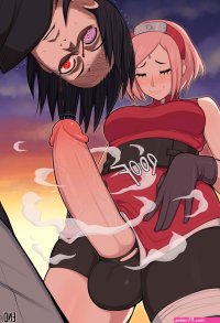 Afrobull Tsunade Sakura comic porn