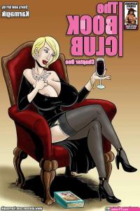 Porn comic The Book Club. Part 1. Sex comic girls from the