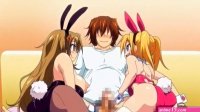 Anime Girls Wet Pussy Fuck Threesome