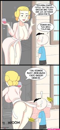 Denniss Mom is totally hopeless porn comic