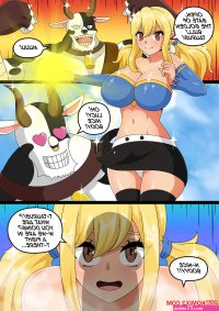 Porn comic Lucy X Taurus. Erebeta. Fairy Tail Sex comic busty blonde beauty