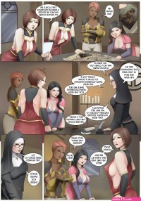 Nun and Bull Porn comic Rule 34 comic Cartoon porn comic