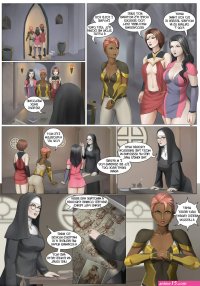 Nun and Bull Porn comic Rule 34 comic Cartoon porn comic