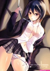 ASHD Anime anime-topless-boobs-school-uniforms-kokoro-connect-inaba-himeko Wall Poster Paper Print
