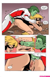 Terra II and Changeling New Teen Titans Anal comic page by satyq