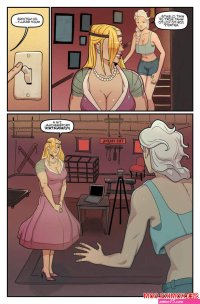 Porn comic Elsa Bang. Disclaimer Sex comic busty blonde went