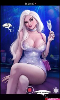 Porn comic Party Elsa. Frozen. Sex comic blonde or rather