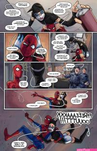 Porn comics Bloodline. Spider-Man. Erotic comic but the man