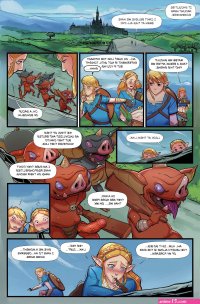 The Legend of Zelda Breath of Bokoblin Cock Porn comic Rule 34 comic Cartoon porn comic