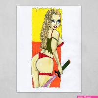 Sexy Anime Girl With Big Juicy Ass by Filip Matevski