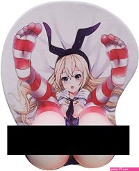3D Anime Butt Chest Beauty Girl Ergonomic Mouse Pad with Wrist Support Non-Slip Backing and Pain Relief for Gaming Office Computer Laptop : Amazon.co.uk: PC Video Games