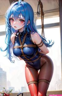Anime girl tied up- 4 by UzumakiShibai on DeviantArt