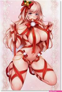 SUOYI Sexy Anime Girl Naked As Your Christmas Box Annime Poster Poster Decorative Painting Canvas Wall Art Living Room Posters Bedroom Painting 12x18inch30x45cm : Amazon.ca: Home