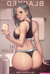 HentaiAnimeCartoonDrawn Blacked Clothing