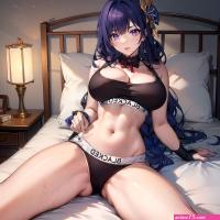 Anime Girls x BLKD bikini Commission by SAMSARAAI from Patreon