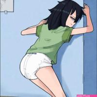 Anime Diaper Poop