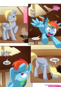 A Taste of Grey- Palcomix My Little Pony Spanish