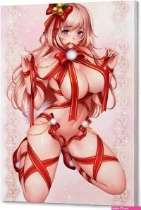 SUOYI Sexy Anime Girl Naked As Your Christmas Box Annime Poster Poster Decorative Painting Canvas Wall Art Living Room Posters Bedroom Painting 20x30inch50x75cm : Amazon.ca: Home